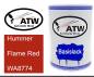 Preview: Hummer, Flame Red, WA8774: 500ml Lackdose, von ATW Autoteile West.